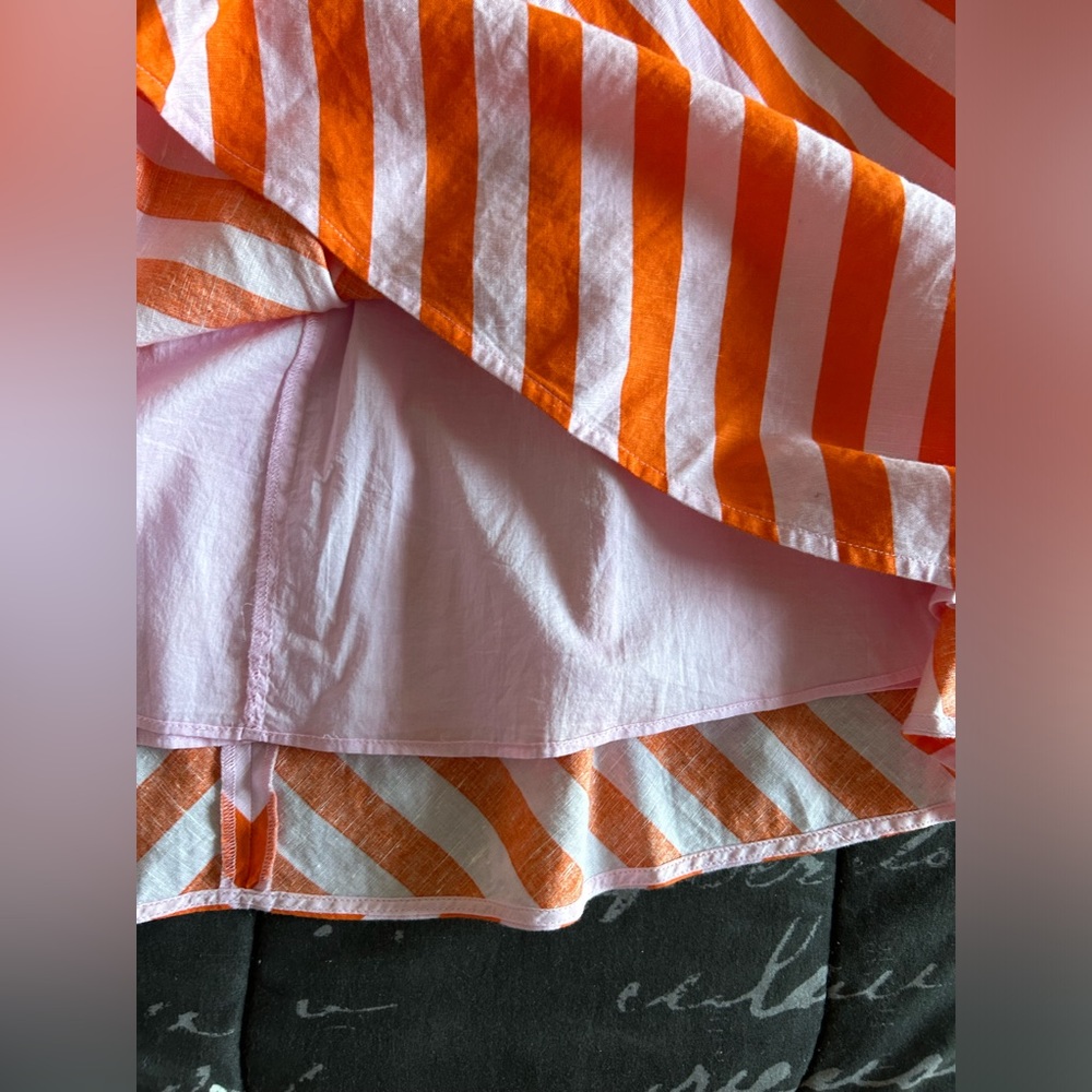 Kate Spade Deck Stripe Pink & Orange Skirt - Picture 9 of 9